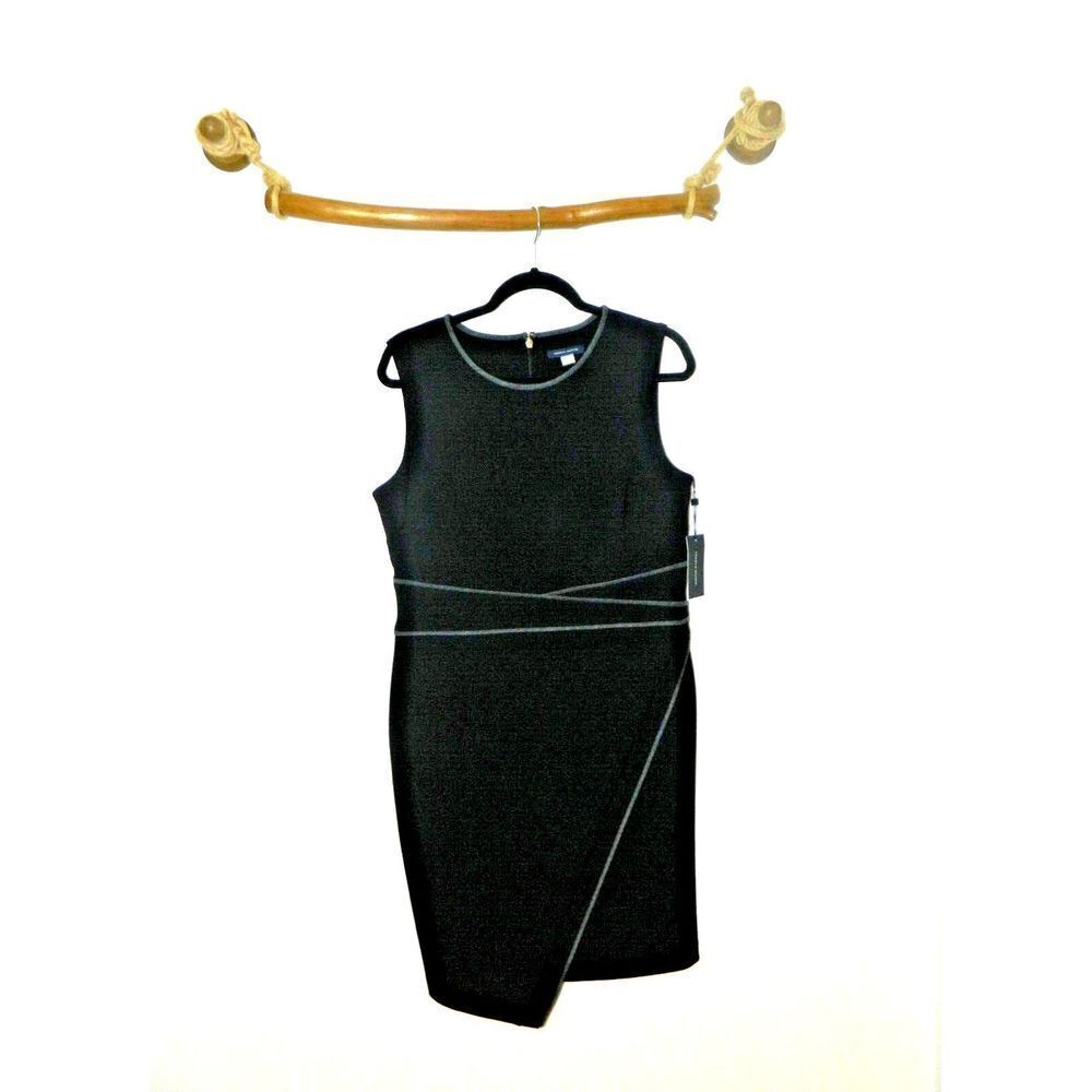 Tommy‎ Hilfiger Dress Women's Size 12 Blue Sleeveless Office Career